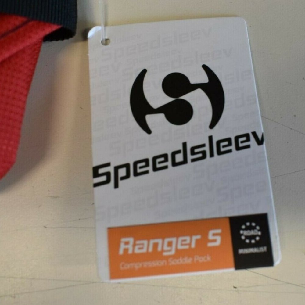 Speedsleev Bicycle Seat Saddle Bag Pack Ranger S Waterproof Retail $35 Red - Picture 6 of 8